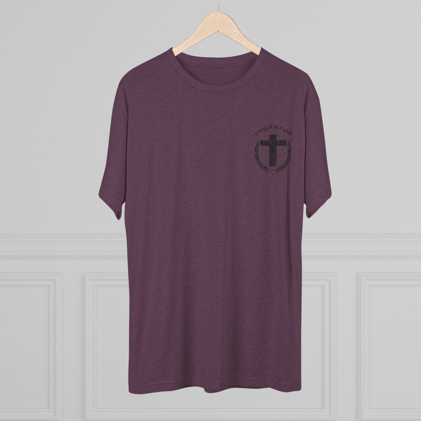 Forged In Faith Athletics Crew T Shirt - Philippians 4:13