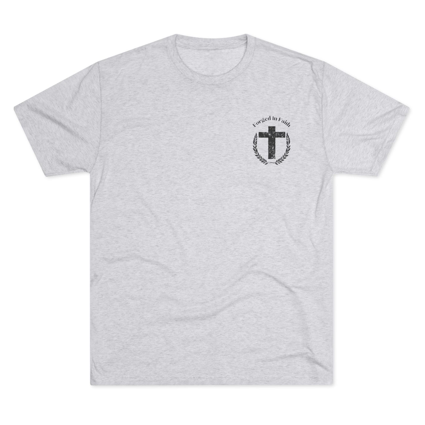 Forged In Faith Athletics Crew T Shirt - Philippians 4:13