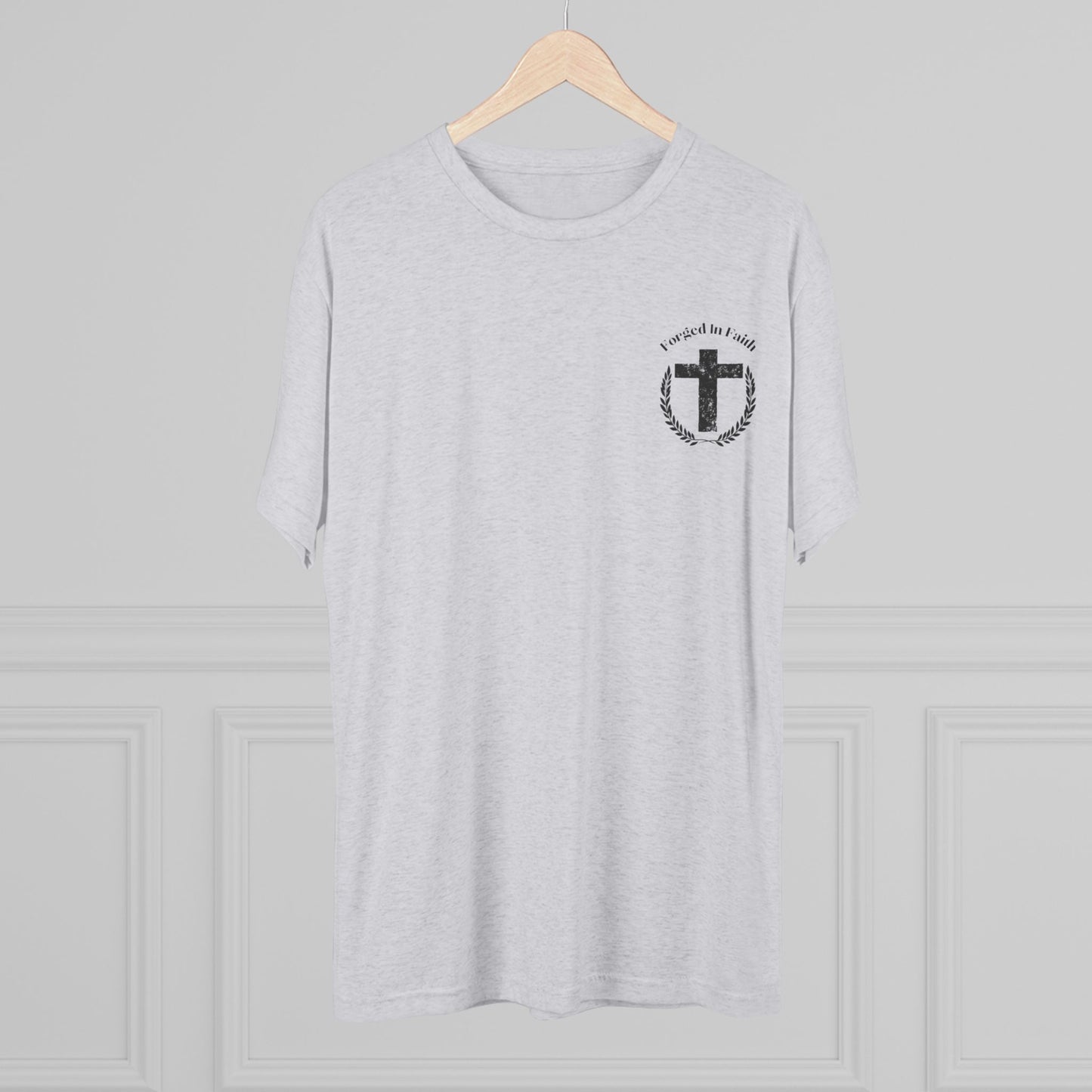 Forged In Faith Athletics Crew T Shirt - Philippians 4:13