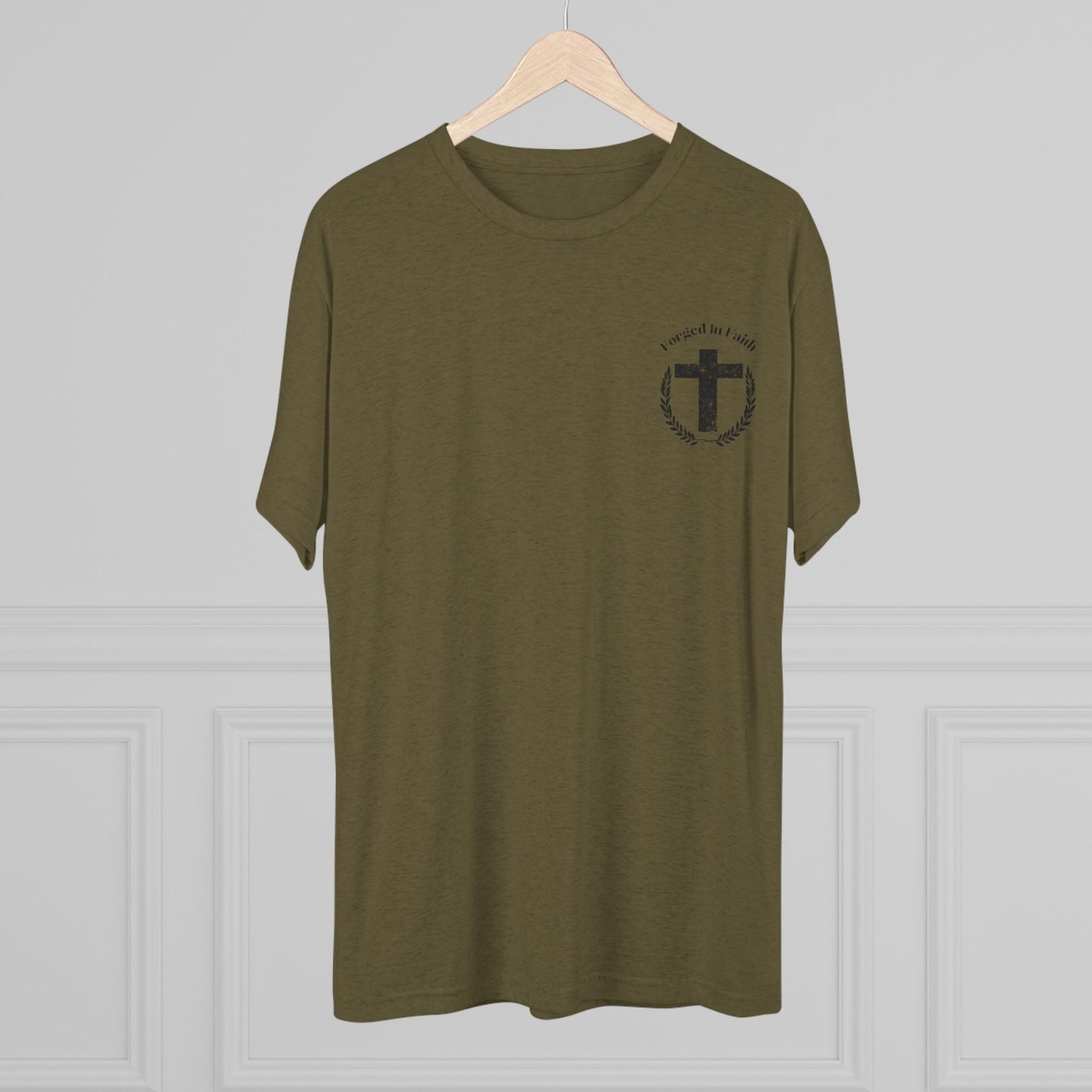 Forged In Faith Athletics Crew T Shirt - Philippians 4:13