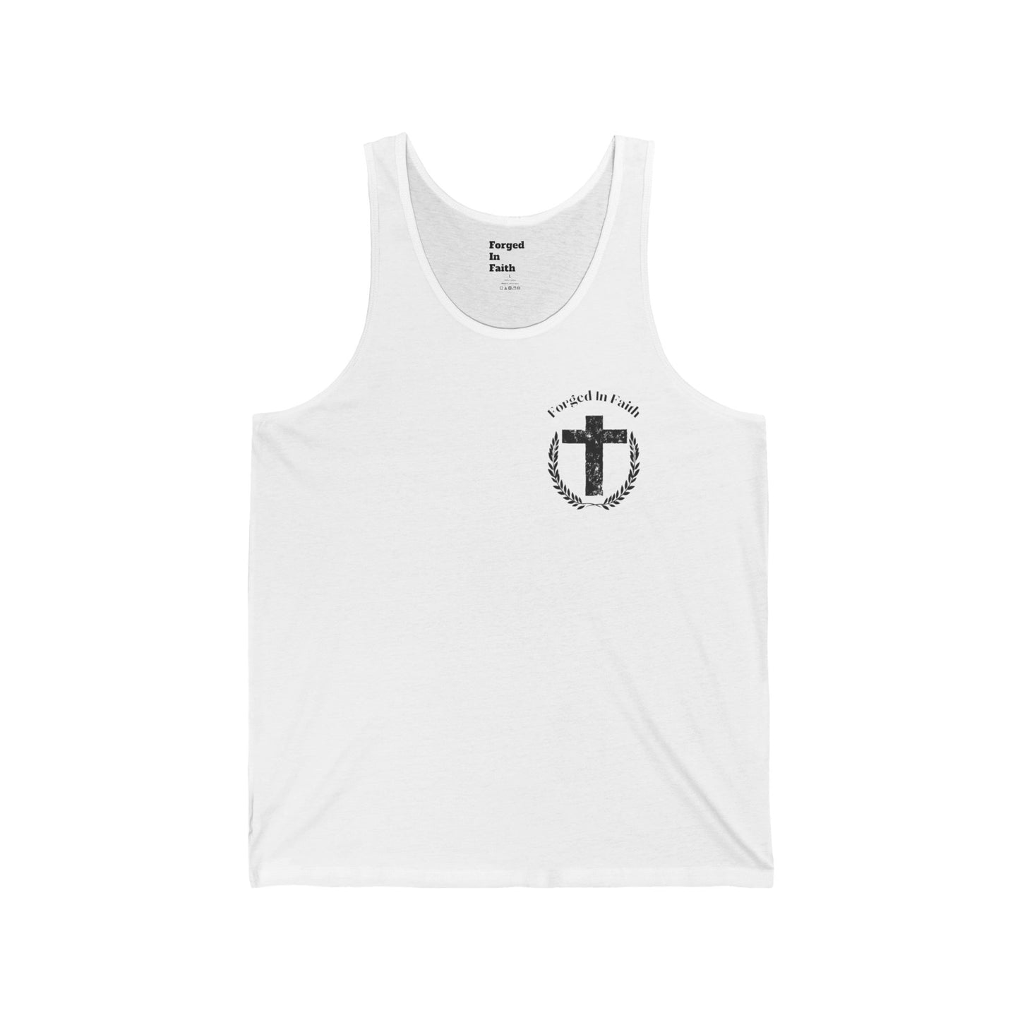 Forged In Faith Athletics Bro Tank - Deuteronomy 31:6