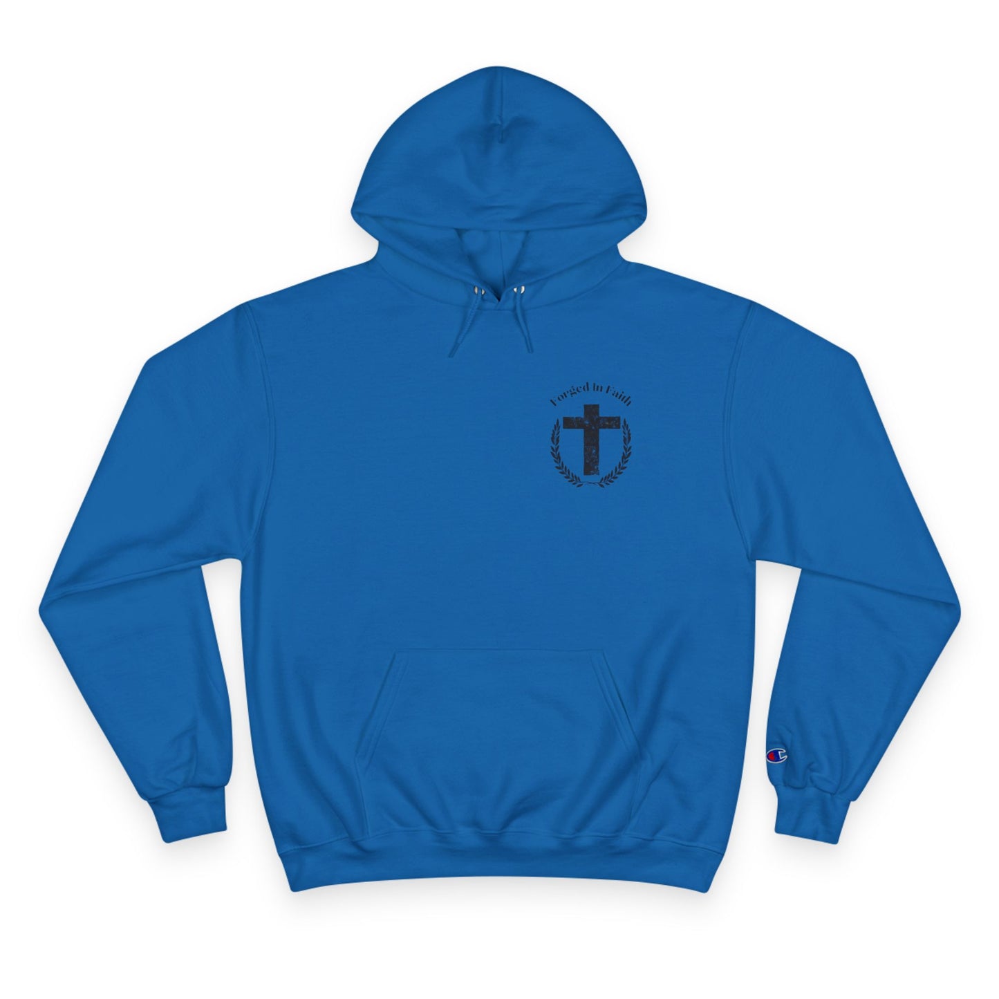 Forged In Faith Athletics Champion Hoodie - Jesus Loves You