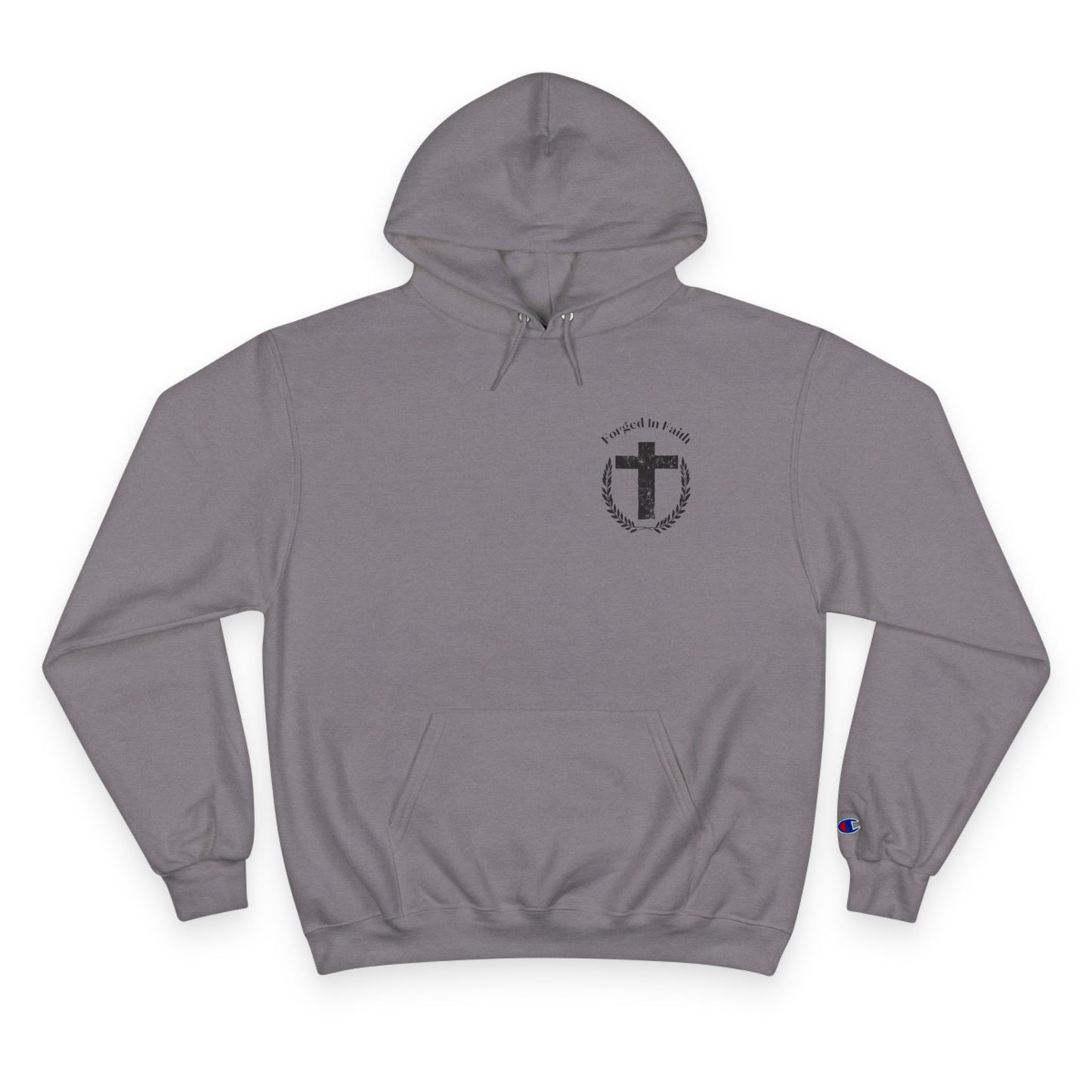 Forged In Faith Athletics Champion Hoodie - Jesus Loves You
