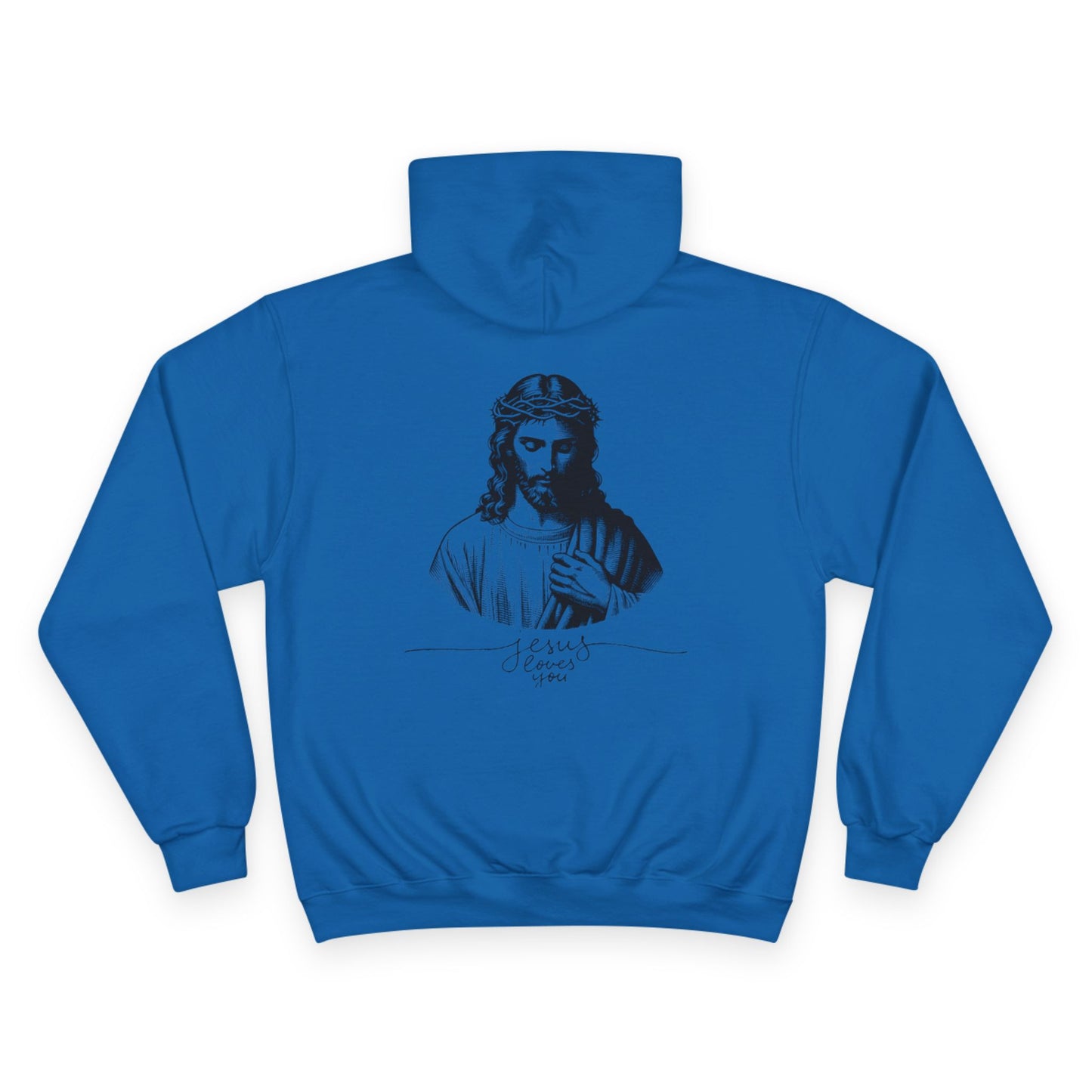 Forged In Faith Athletics Champion Hoodie - Jesus Loves You