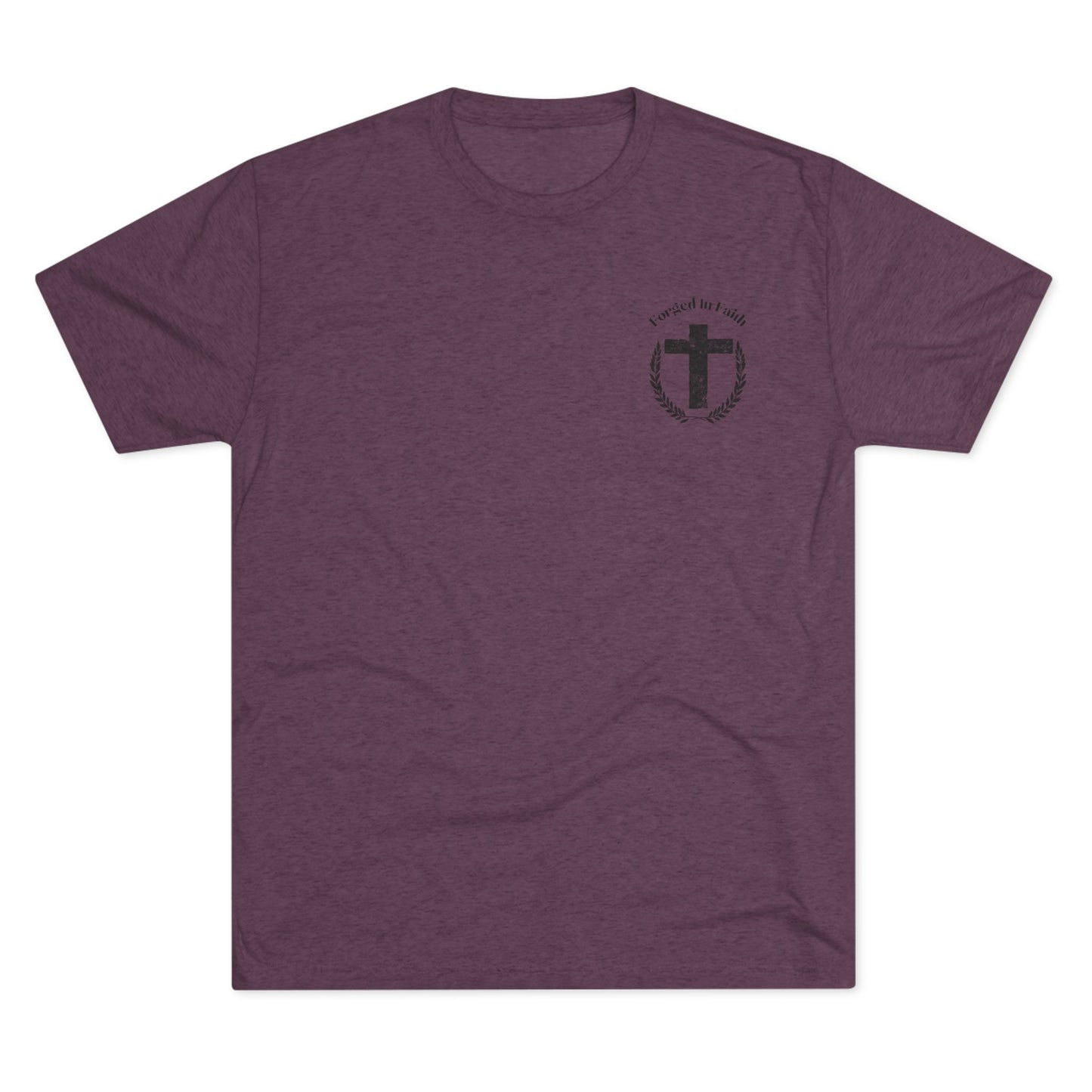 Forged In Faith Athletics Crew T Shirt - Philippians 4:13